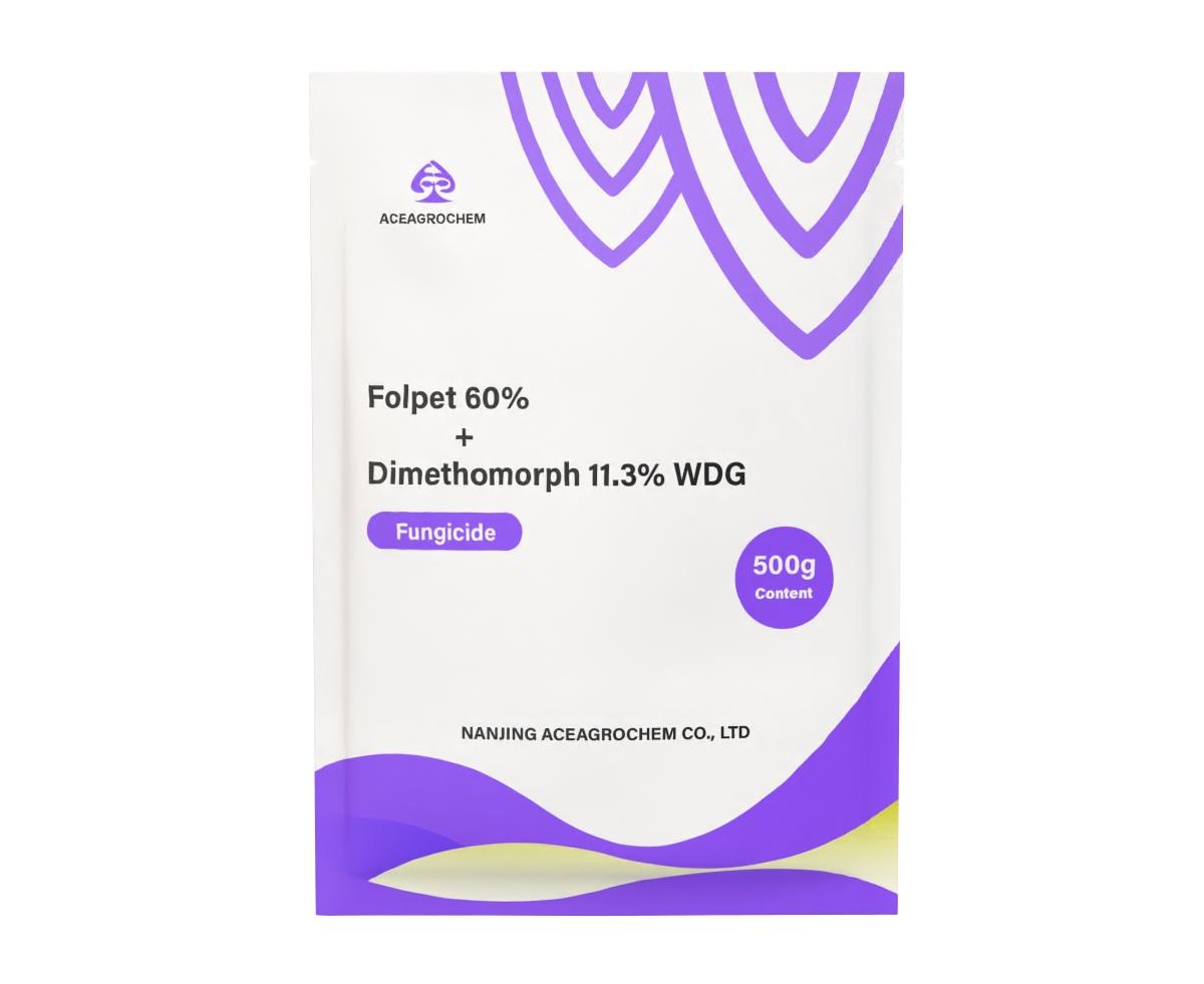 Folpet 60% + Dimethomorph 11.3% WDG